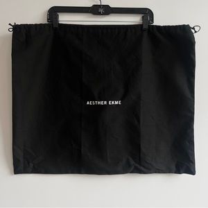 Aesther Ekme large black drawstring dust bag